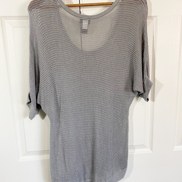 Torrid - Metallic Silver Knit Top - Picture 3 of 8